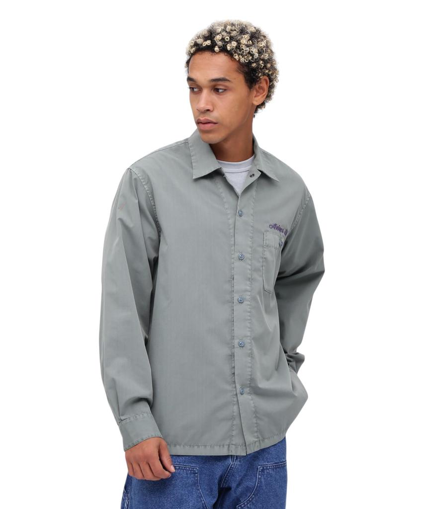 Avirex FADED ONE POINT WORK SHIRT Green Work Size L (WEB Exclusive) Men's Shirt, (140) 783-5120009