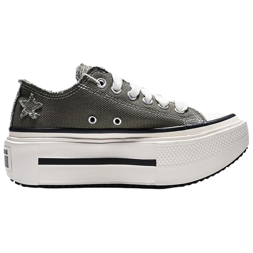 Converse Chuck Taylor Stagionali Versatili Comodi Scarpe Basse in Tela Sneakers Unisex Grigio A22395C