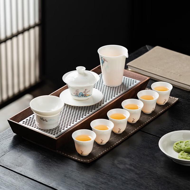 Hongyu Mountain City Memory 10-Piece Gaiwan Tea Set