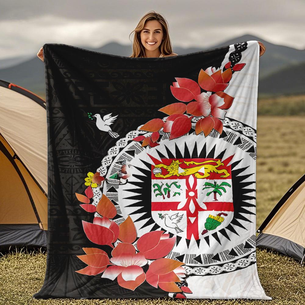 

Hawaiian cultural patterns Blanket for Sofa Bed Travel Camping Living Room Office Conditioning Blanket for All Seasons Gifts 75x100cm