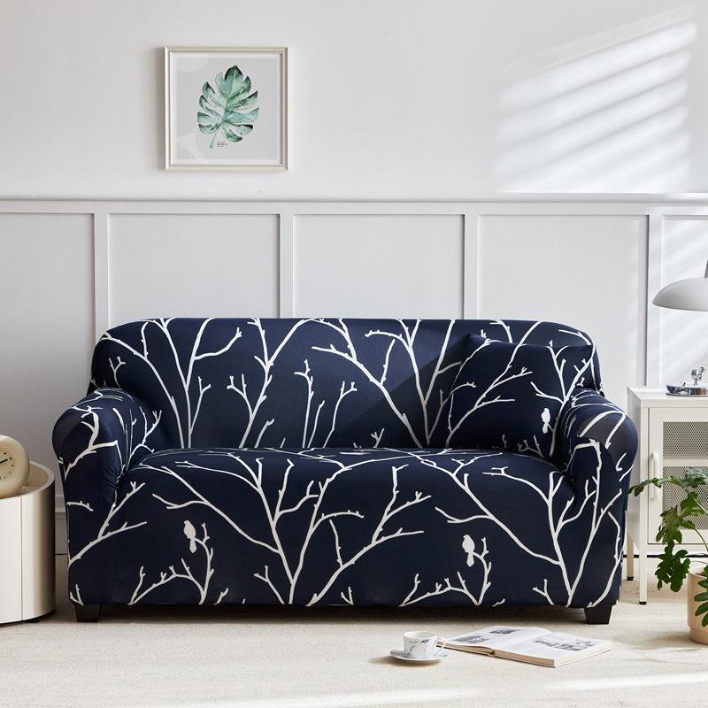 Anti Slip and Dust Proof Fabric Sofa Cover Cloth Ins Wind Elastic Sofa Cover Sofa Towel All Inclusive for All Seasons