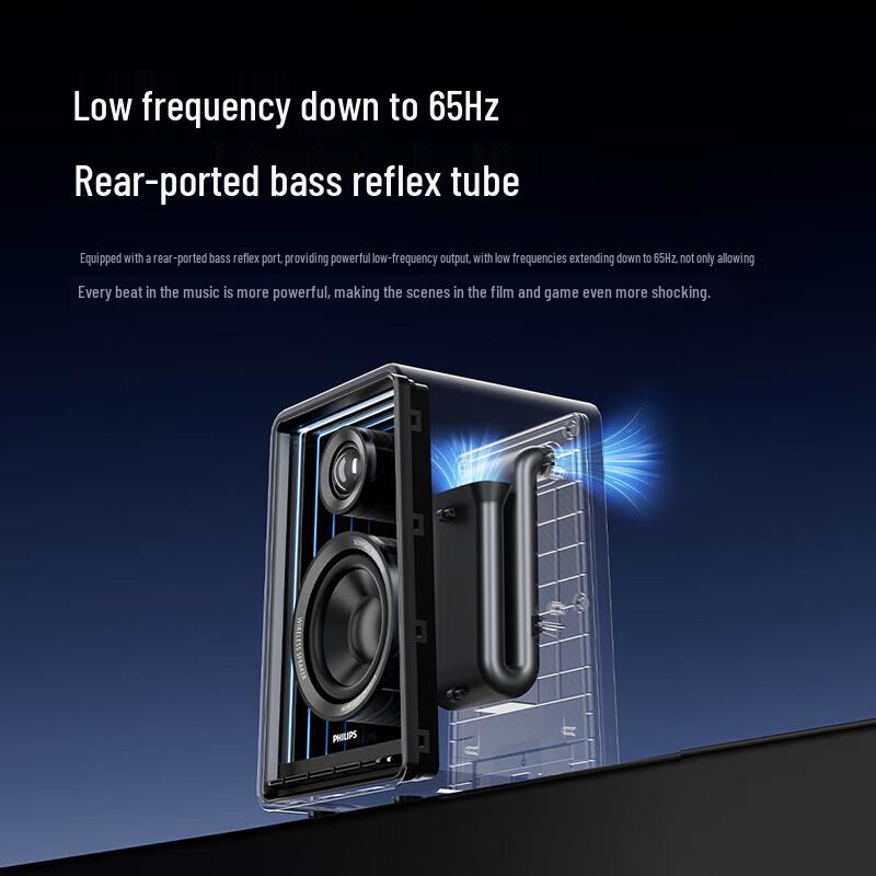 Philips TAS5819 Portable Desktop Gaming Bluetooth Speaker