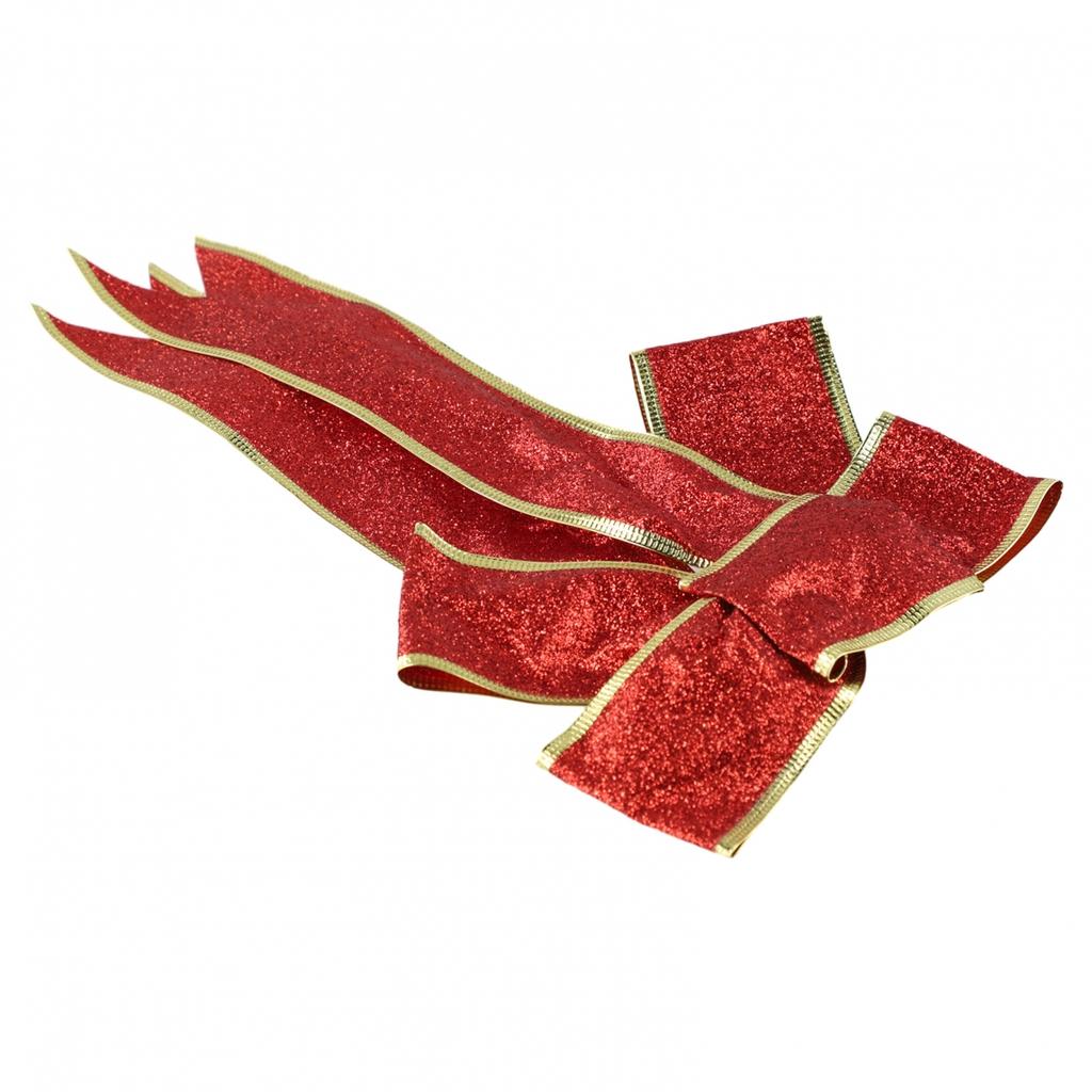 Vibrant Christmas Bow Decoration Ornament for Dressing Up Your Tree Pack of 5