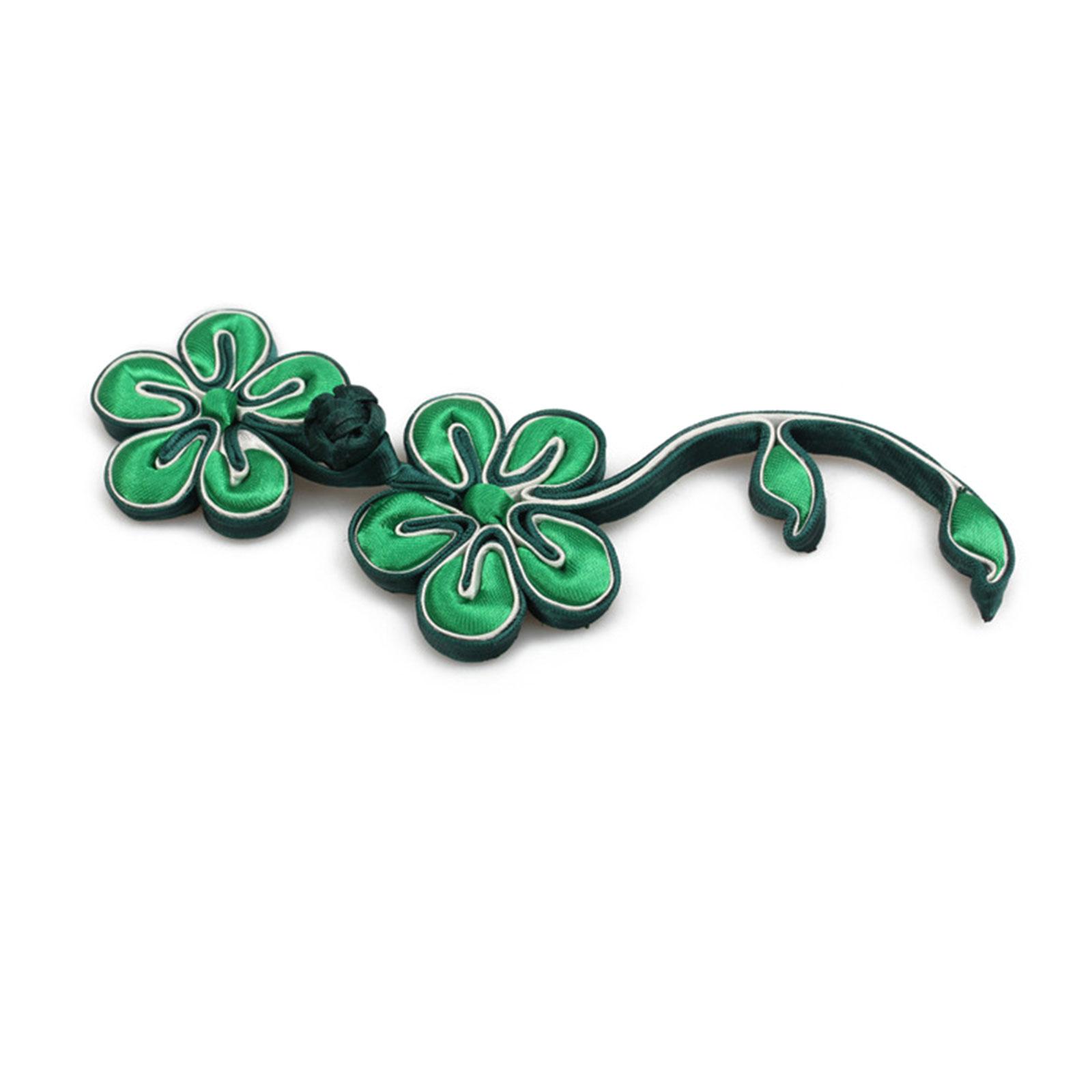 

Пуговицы в виде цветка для чонсама Китайские пуговицы-застежки Китайские пуговицы-лягушки Ручная работа Швейные застежки Пуговицы для одежды ханфу D