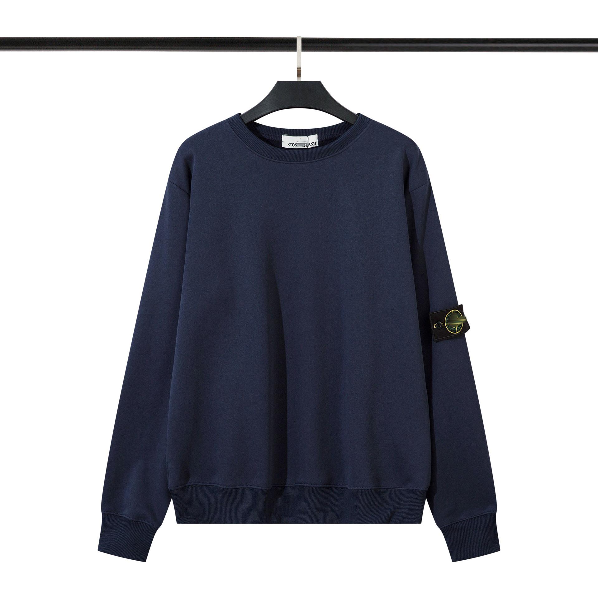 Completo con Felpa con Cappuccio e Zip Emblema dell'Isola CrossSTONE: Pantaloni Funzionali & Felpa Girocollo per Uomo e Donna Medium