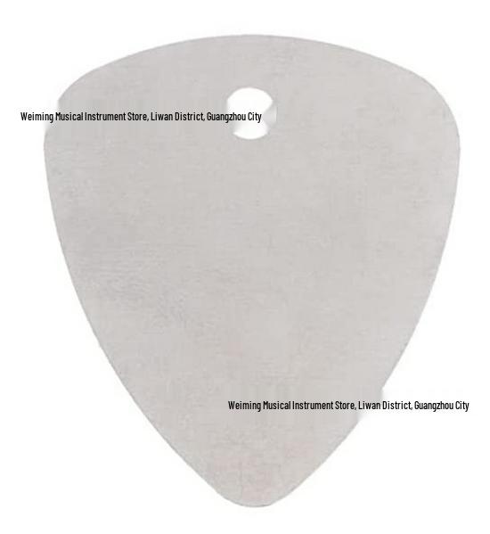 Bakelite Stainless Steel Guitar Pick with Hole