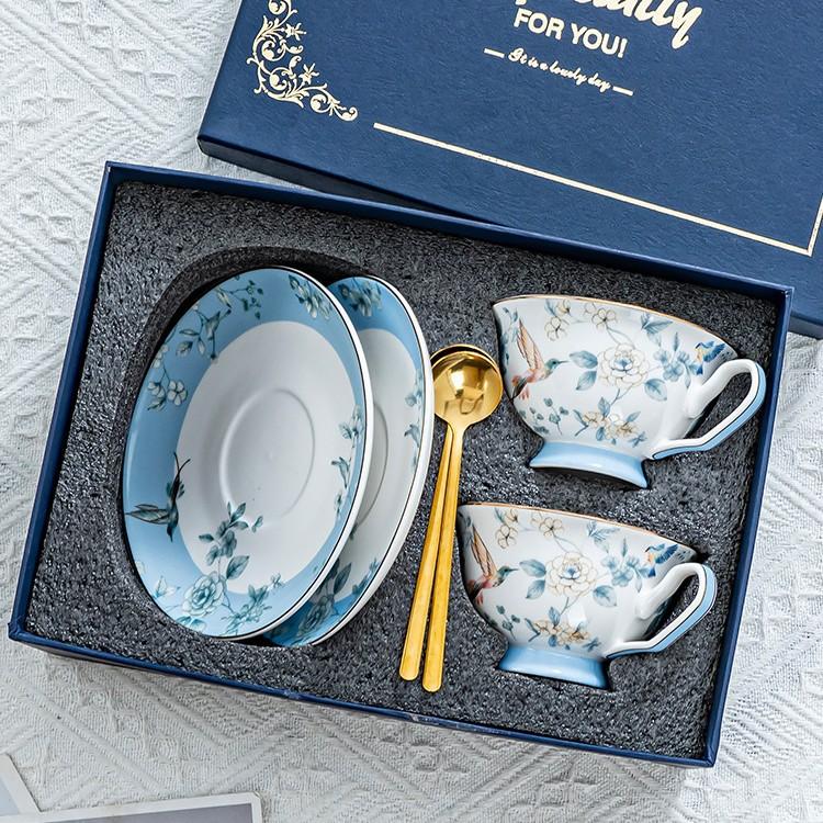 Coffee Cup High-end Light Luxury Exquisite Tea Set Housewarming Practical Gift Box Wedding Gift Household Goods