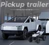 1:32 Tesla Cybertruck RV Alloy Model with Sound & Light – Toy Gift for Boys