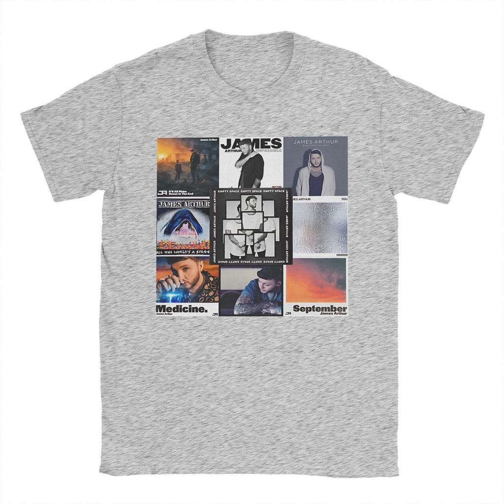 Mens Womens James Arthur Album Music Fans Shirt Pure Cotton Printed T-Shirt  Top Clothing