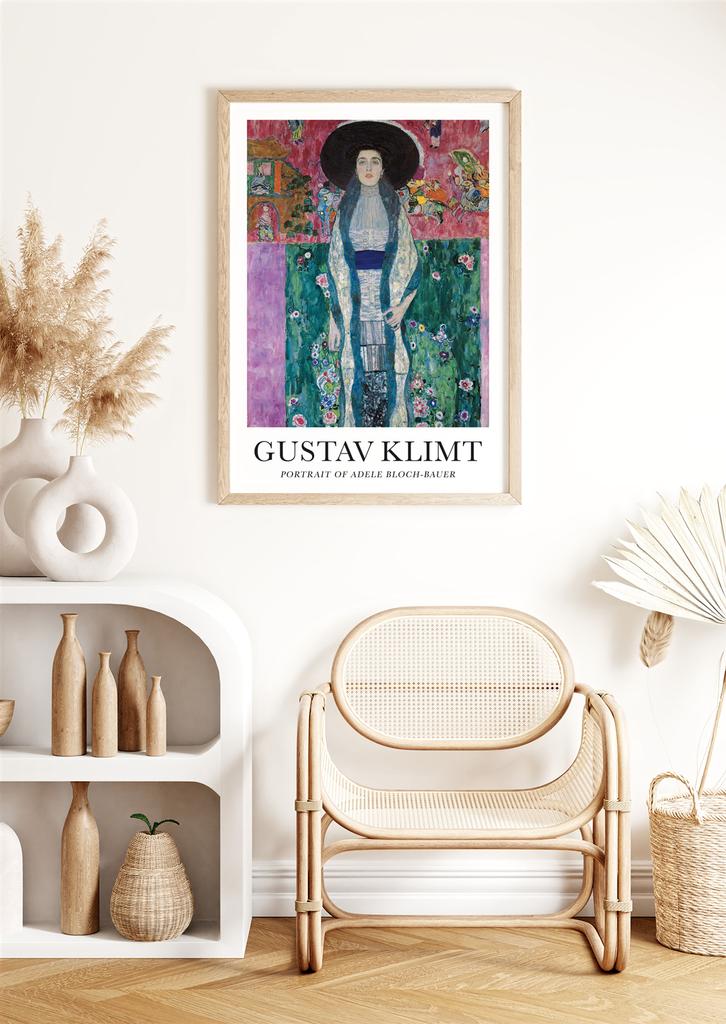 Plakat gustav klimt oortrait of Adele Bloch