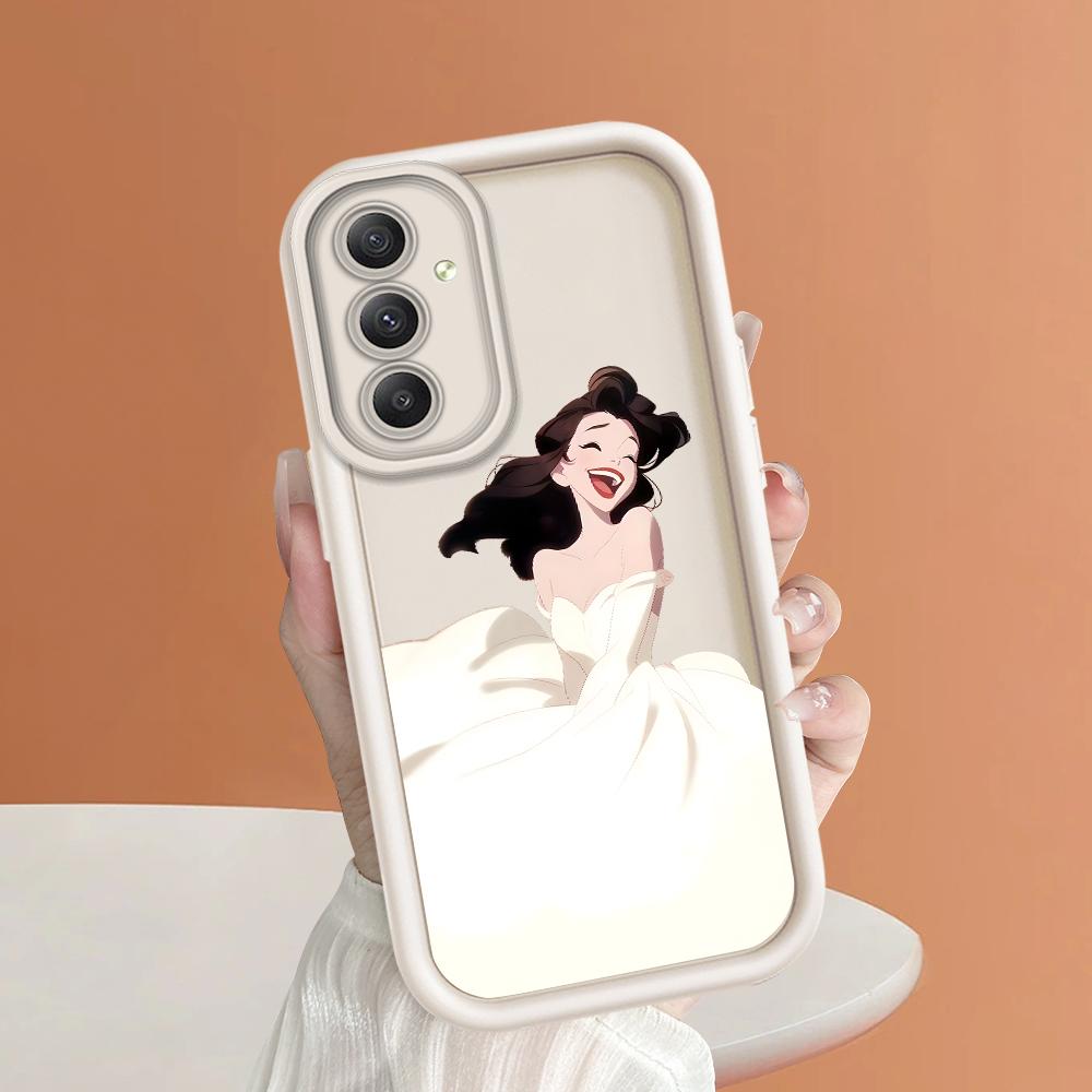 Soft Silicone Square Ladder Printing Pattern Phone Casing Full Cover Camera Shockproof Protection Rubber Case for Samsung