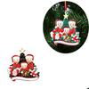 DIY Family Statue Christmas Decorations For Home Xmas New Year 2022 Christmas Decoration On Tree Ornament