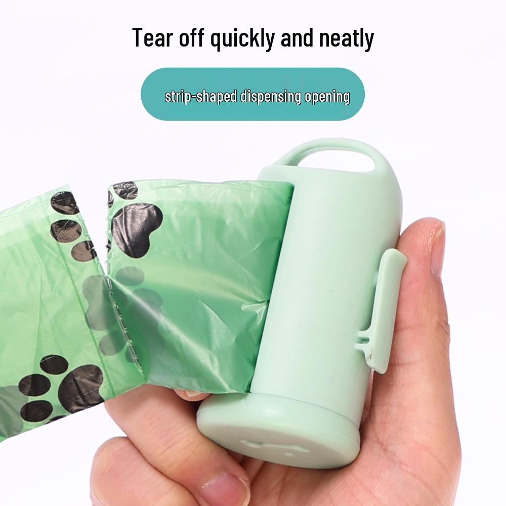 

Портативный диспенсер для пакетов для отходов домашних животных и коробка для хранения Green [With Buckle]