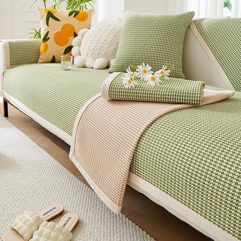 Sofa Cushion, Universal All Season, Anti Slip Fabric, Linen Coarse Fabric, Modern and Simple Cover, Backrest Cover, Cloth Towel, Seat Cushion