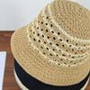 Striped Hollow Fisherman Hat for Women Breathable Spring and Summer Sun Protection Hat Sun Protection Hat