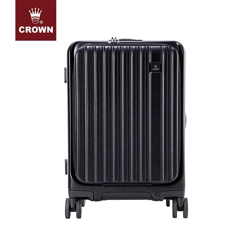 CROWN 20-inch Aluminum Frame Carry-on Suitcase 20 inches