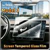 For 2024‑2026 Tesla Model 3 15.4-Inch Central 9H Screen Protector Tempered Glass Film Anti‑Scratch Anti‑Fingerprint Anti‑Grease