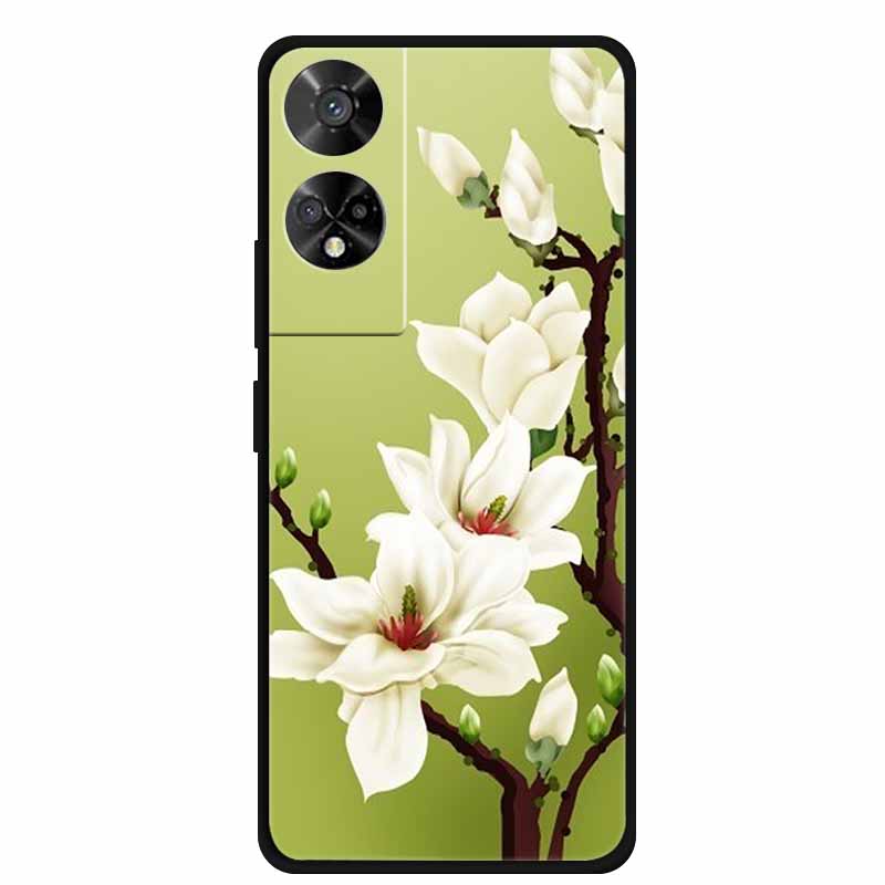 For TCL 50 5G Case Original Soft Silicone TPU Phone Cases Back Cover For TCL 50 XE 5G 50XE Fashion Planet New Coque Black Bumper