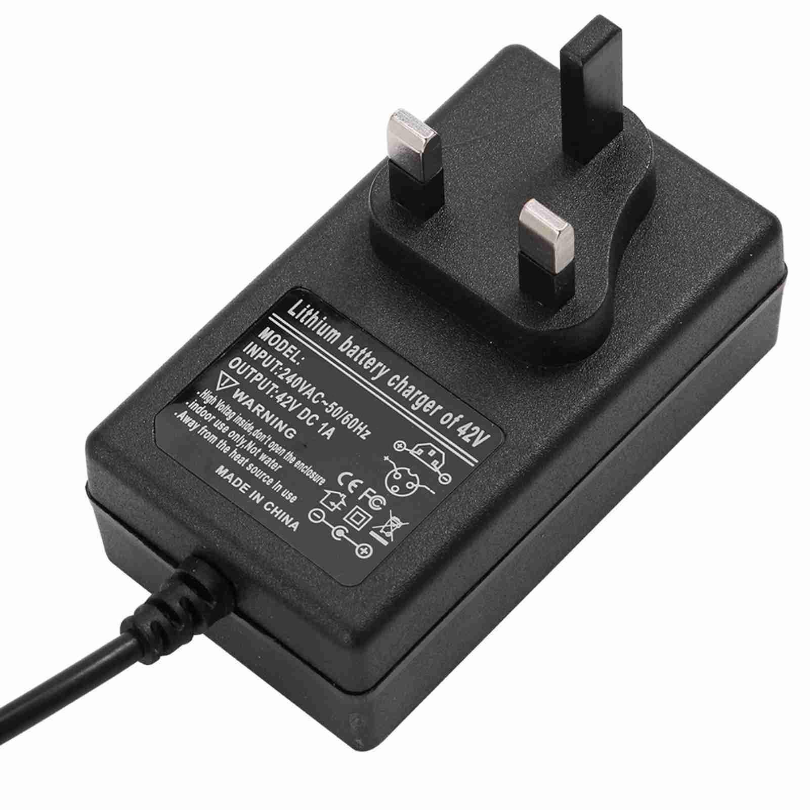 

42V1A Блок питания Зарядное устройство Адаптер Для Балансировочного Автомобиля Скутера UK Plug