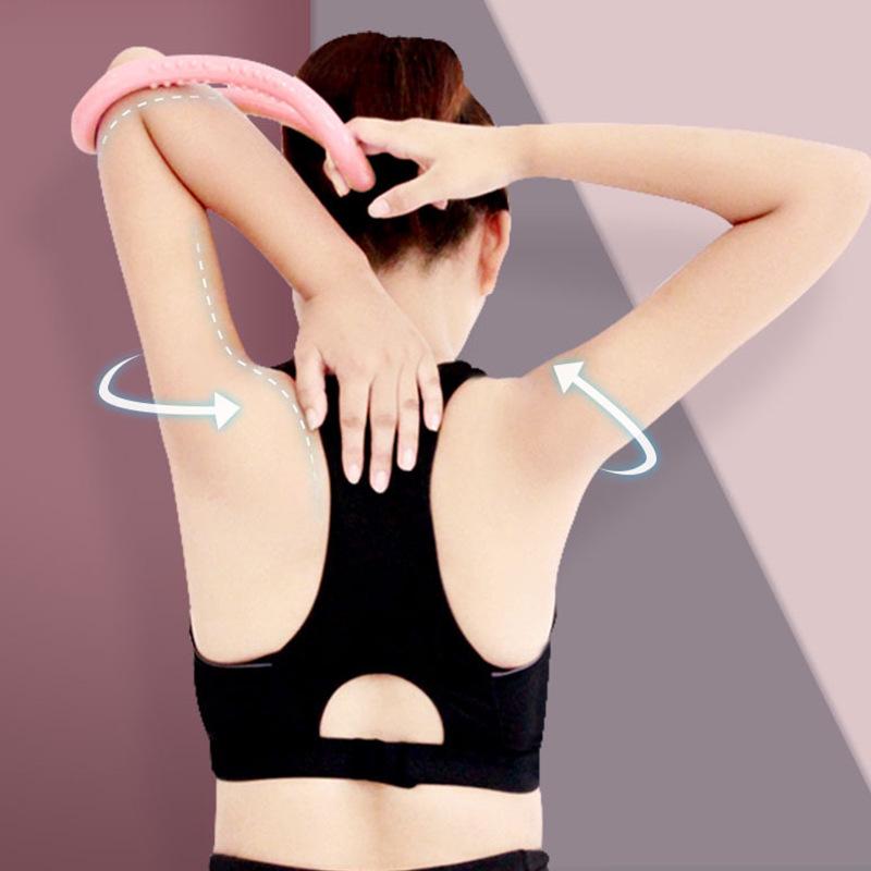 Open Back Yoga Ring: Stretch & Shoulder Support for Pilates and Yoga.
