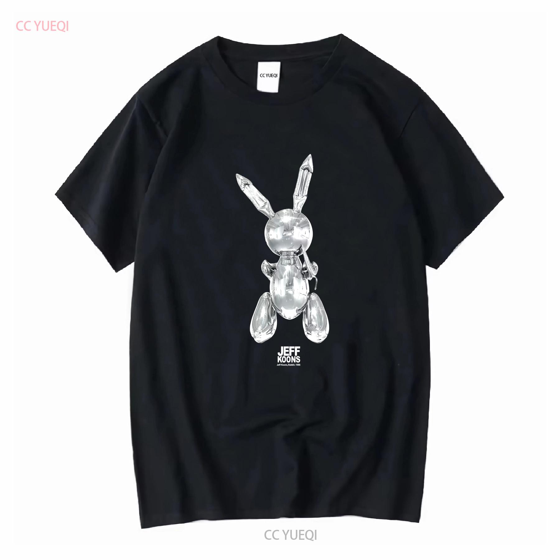 

JEFF KOONS RABBIT 1986 T SHIRT FOR THE QATAR CHILDREN S MUSEUM SIZE XL long or short sleeves vintage Washed designer clothes 4XL
