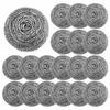 20Pcs 410 Stainless Steel Cleaning Cloths 31x31cm, Heavy Duty Scouring Pads for Kitchen Grease Removal