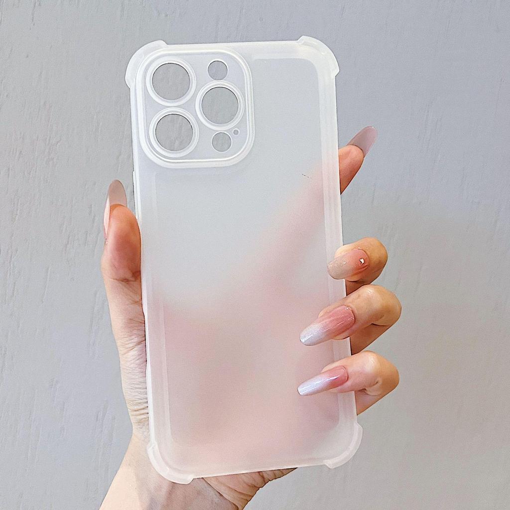 Ice Mist Protective Matte Case for iPhone 17 Pro Max/14/13/SE - Drop-proof, Skin-feel Design