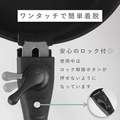 Pearl Metal Frying Pan,5 Piece Set,IH Compatible,Marble CoatMetal Spatula OK,Frying Pan 20cm,Frying Pan 26cm,Multi Pot 18cm,Glass Lid 18cm