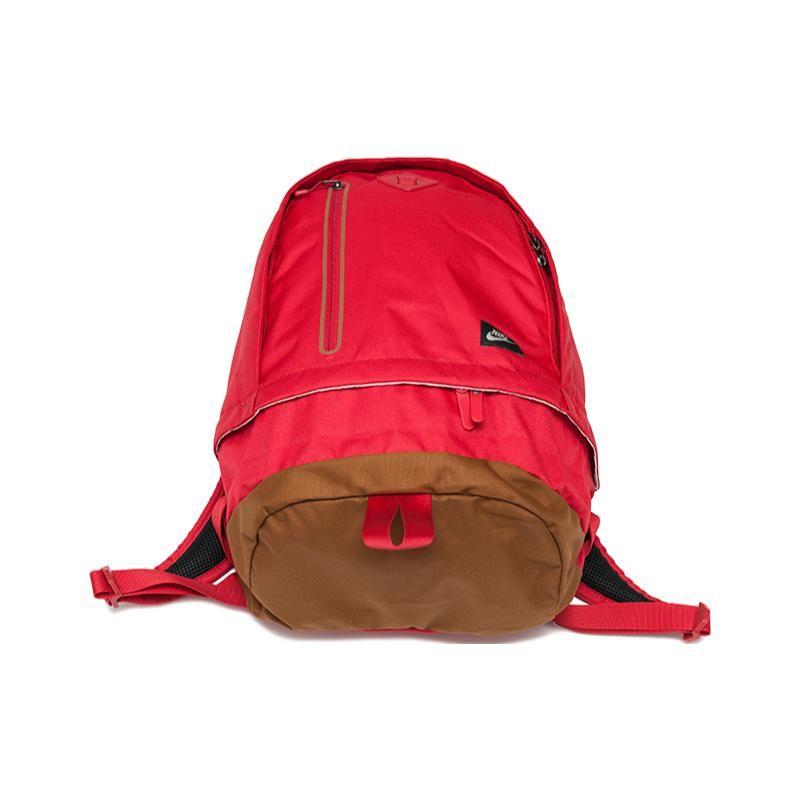 Nike Retro Sports Casual Simple Polyester Laptop Backpack Unisex Backpack Red BZ9729-625