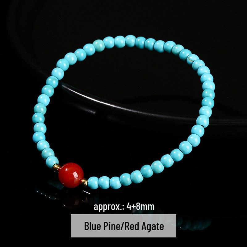 

Бирюзовый квадратный браслет в этническом стиле Ruyi, женский универсальный As Shown