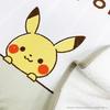 MORIPiLO Pokémon knee blanket (Monpoke Pikachu soft sheep boa) cute warm goods summer winter air conditioning measures 70x100cm small beige Pocket