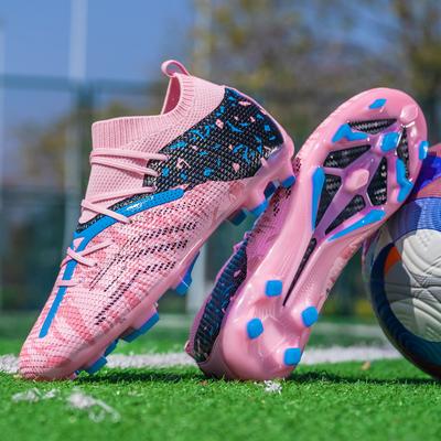 Putian Ronaldo Fußballschuhe Herren- und Damenschuhe Kinder Wettkampfschuhe, Grund- und Sekundarschüler Erwachsene AG lange Stollen Rasensport tr