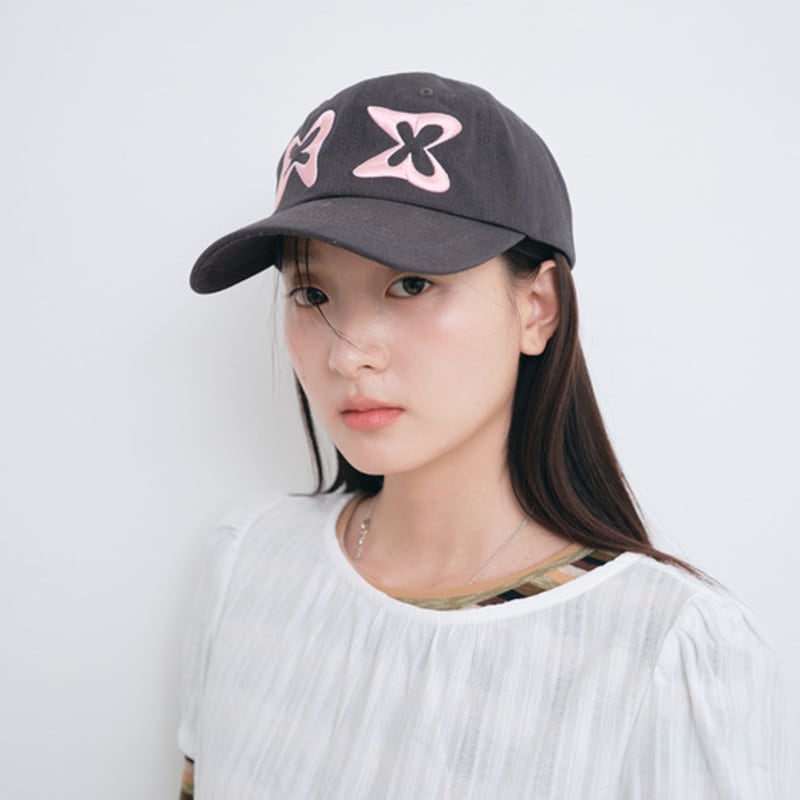 

muwm Lucky Rookie Ball Cap (4 Colors) Cream Beige