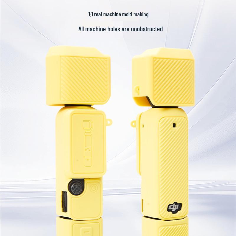 DJI Pocket 4/3 Silicone Protective Case with Screen & Drop-proof Desktop Base