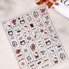 3D Embossed Cute Kitty Nail Stickers - DIY Art for Work SL Style