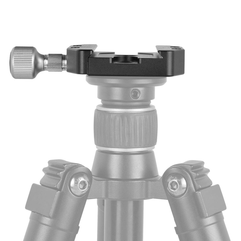 CL-70N 70mm Aluminum Alloy Quick Release QR Plate Clamp 3/8-inch with 1/4-inch Adapter &