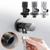 Brass Angle Valve Gray Inlet Valve Bath Outlet Valve G1/2 Basin Sink Diverter Kitchen Sink Wash Basin Water Stop Faucet