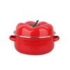 1.6/2L Tomato Enamel Pot Binaural Handle Soup Pot Cookware Saucepan  Milk