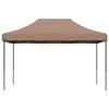 VidaXL Tente de réception pliable escamotable marron 440x292x315 cm, tente, tente à auvent, auvent de gazebo, tente gazebo, 4004964