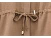 European & American Women's Drapey Lapel Shirt and Pants Set - Spring Casual Fashion