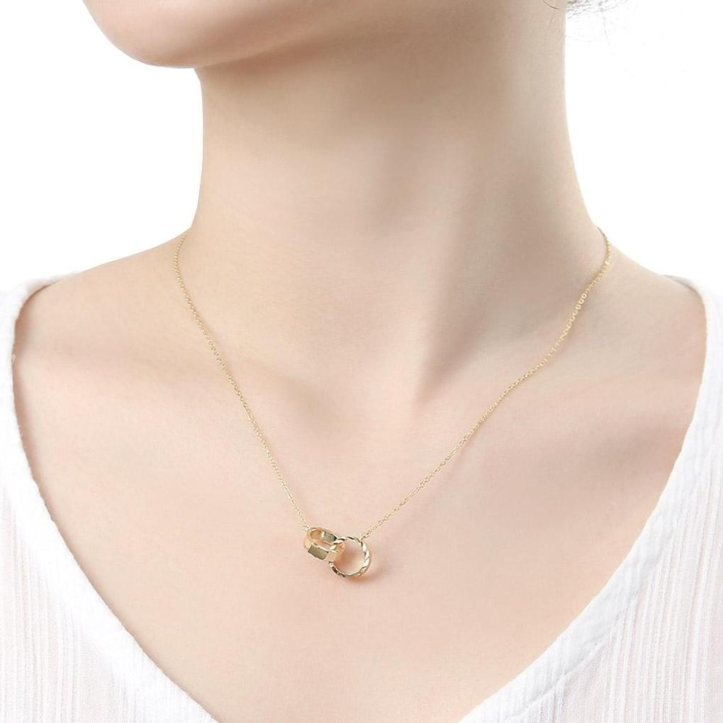 Silver 925 Gold-Plated Bold Touring Women's Necklace