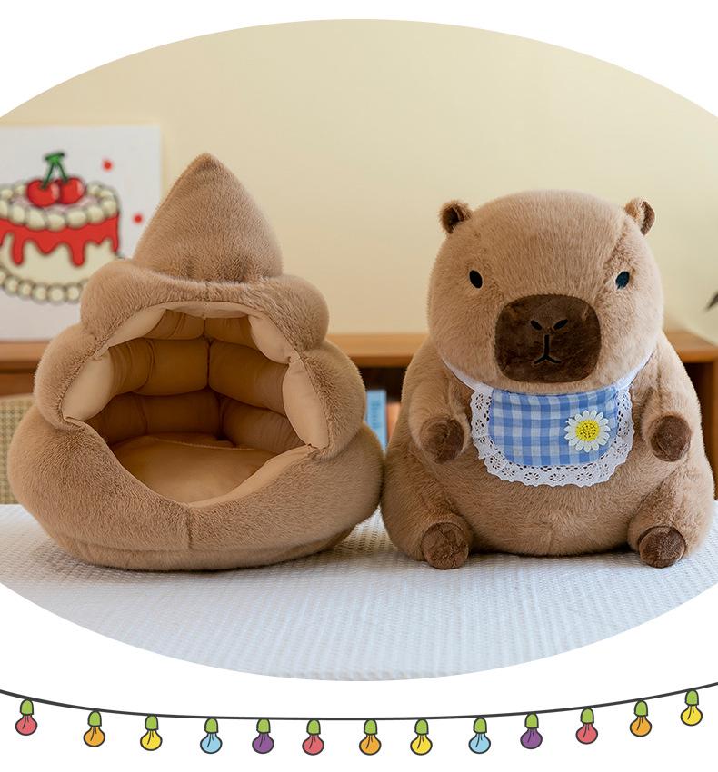 Capybara Ugly-Cute Plush Doll and Pillow Set