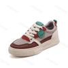 Fashion Women's Canvas Shoes 2025 Spring Summer New Mesh Breathable Low Help Platform Sneakers Comfortable Fashion Lace Up Casual Flats
