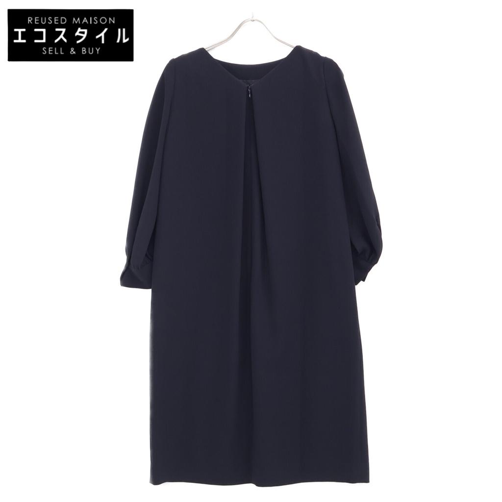 DRESSTERIOR Navy midi length one piece dress 38 NavyUsed