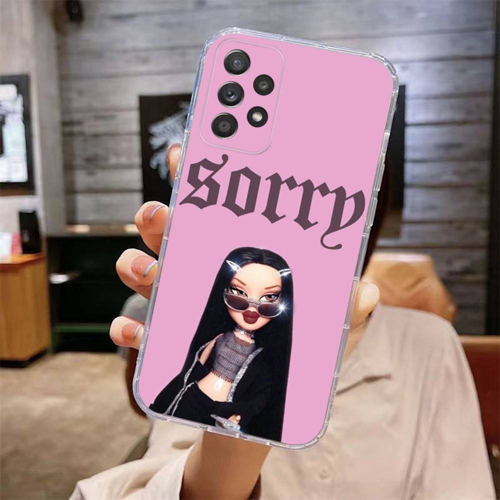 Fashion B-Bratz D-Doll Phone Case For Samsung Galaxy A,71,70,52,51,40,31,50,50S,30S,21S,12,10,Note20ultra Transparent Cover