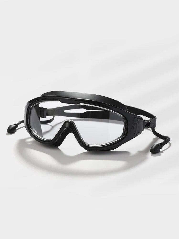 

Взрослые водонепроницаемые и противотуманные очки для дайвинга HD Doggles с прозрачной большой оправой, профессиональные очки для плавания оптом Other