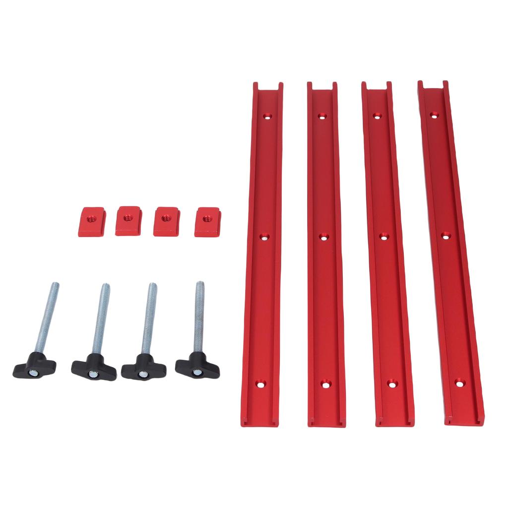 T Slot and M8 Slider Block Set Aluminum Alloy Double Cut Profile Pre Drilled Mounting Holes T Track