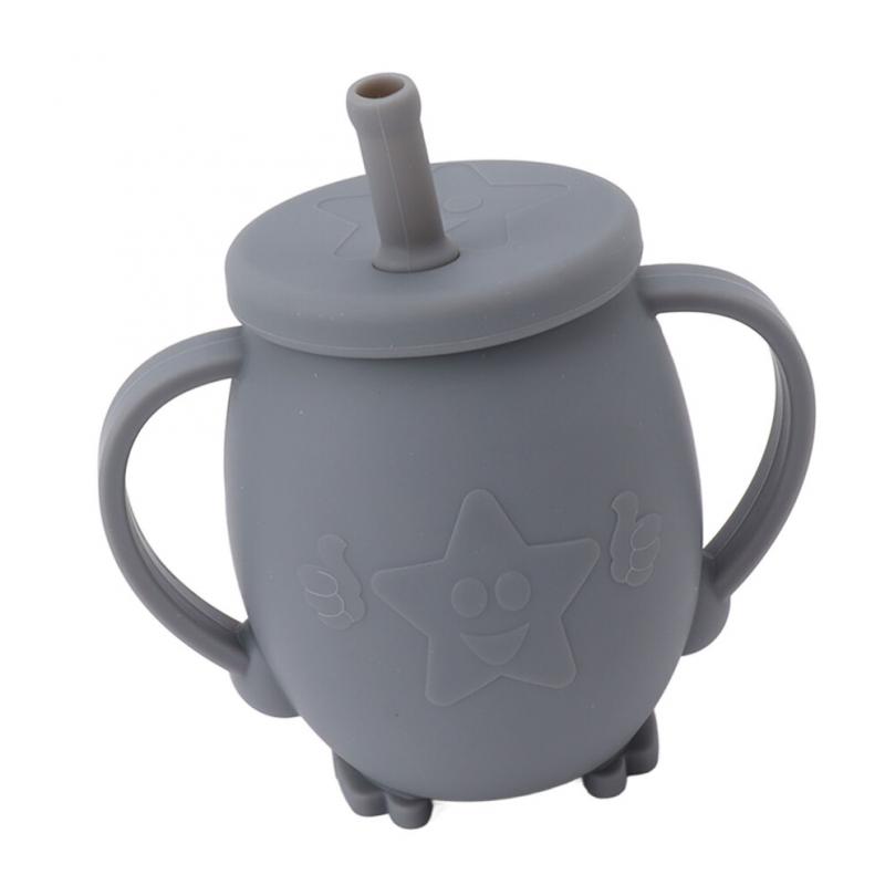 230ml Becher für Kleinkinder Silikon Trainings-Trinkbecher