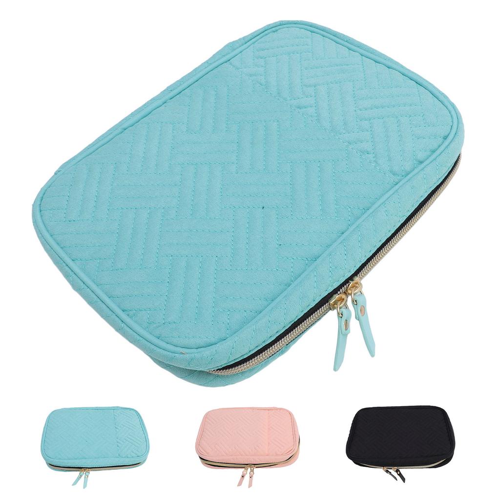 Jewelry Travel Case Ring Binder Storage Book with Clear Pockets Zippered Organizer for Necklace Earr