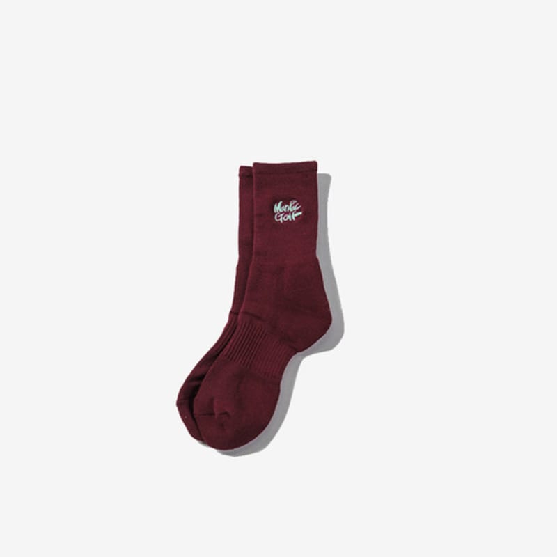 maniac golf_ Sports Socks BURGUNDY